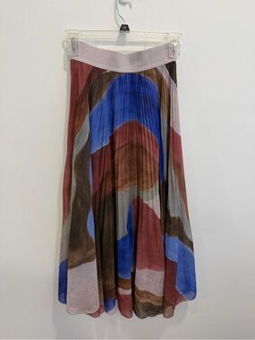 Wilfred - Aritzia Multicolor Pleated Twirl Skirt